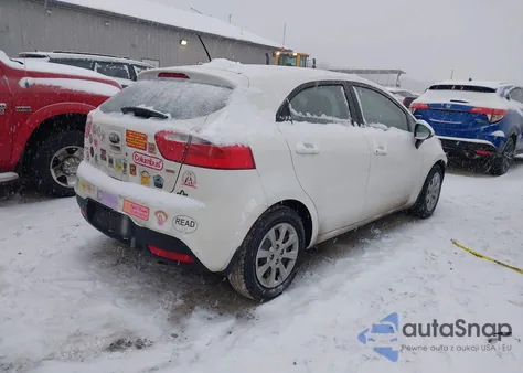 2013 Kia Rio Lx z USA, uszkodzony, nr VIN KNADM5A38D6207442